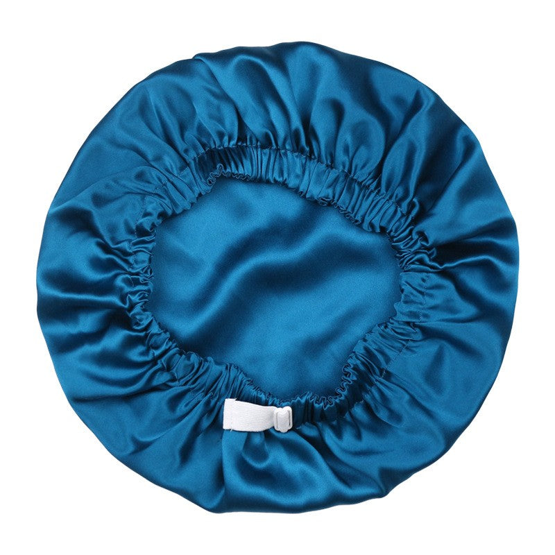 Quivira Double Layer Silk Elastic Sleep Bonnet