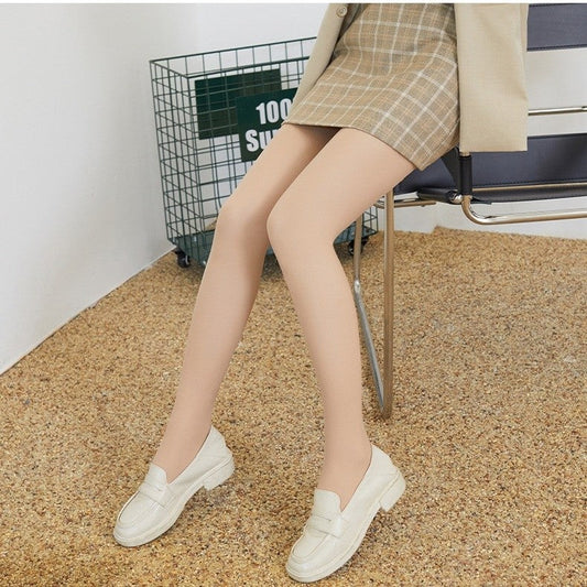 Sylvienne Double Layer Thermal Fleece Lined Winter Leggings